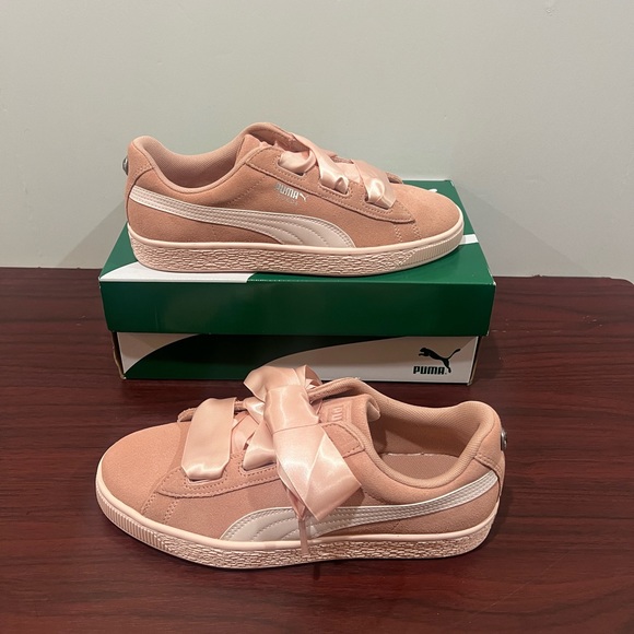 Puma, Suede Heart Jewel, 365138 01, Pink - Picture 3 of 13